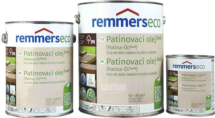 REMMERS Patinovací olej ECO - velikost balení 0.75 l, 2.5 l a 5 l